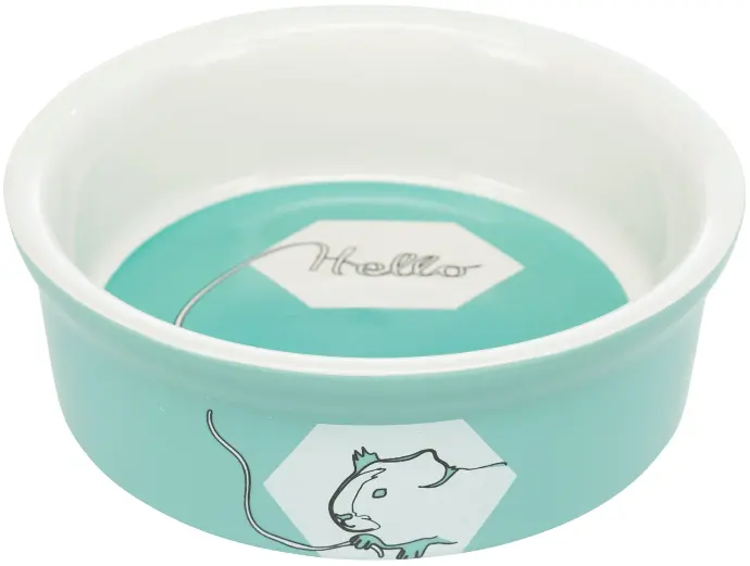Ceramic food/water bowl Guinea pig - different colours