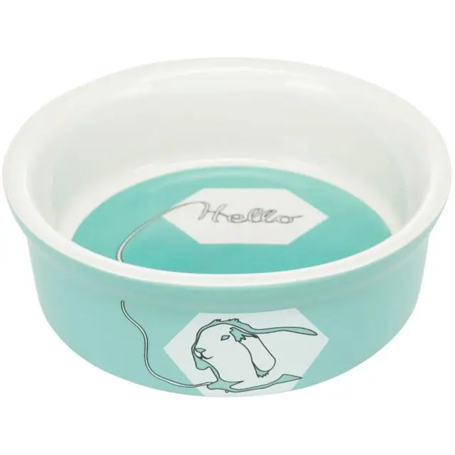 Ceramic Feed/Water bowl - different colours