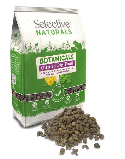 Selective Naturals Botanicals - Alimentation pour cochons d'Inde